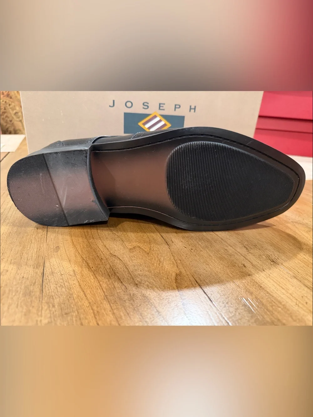 Joseph polished leather